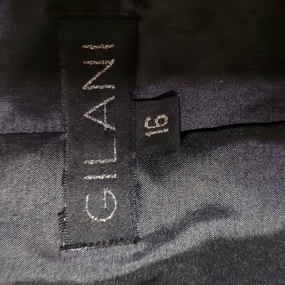 GILANI* lined zip front fish print white trimmed crop top/vest style top size 16 - Picture 8 of 13